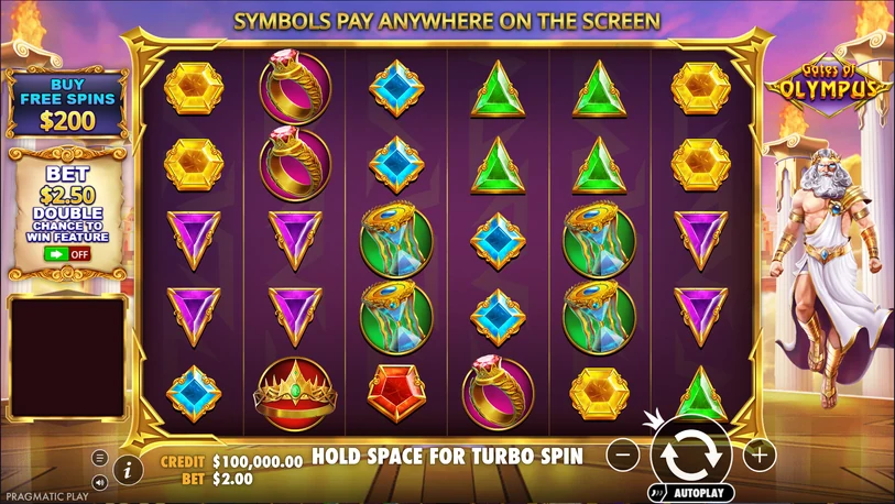 olympus themed slot game